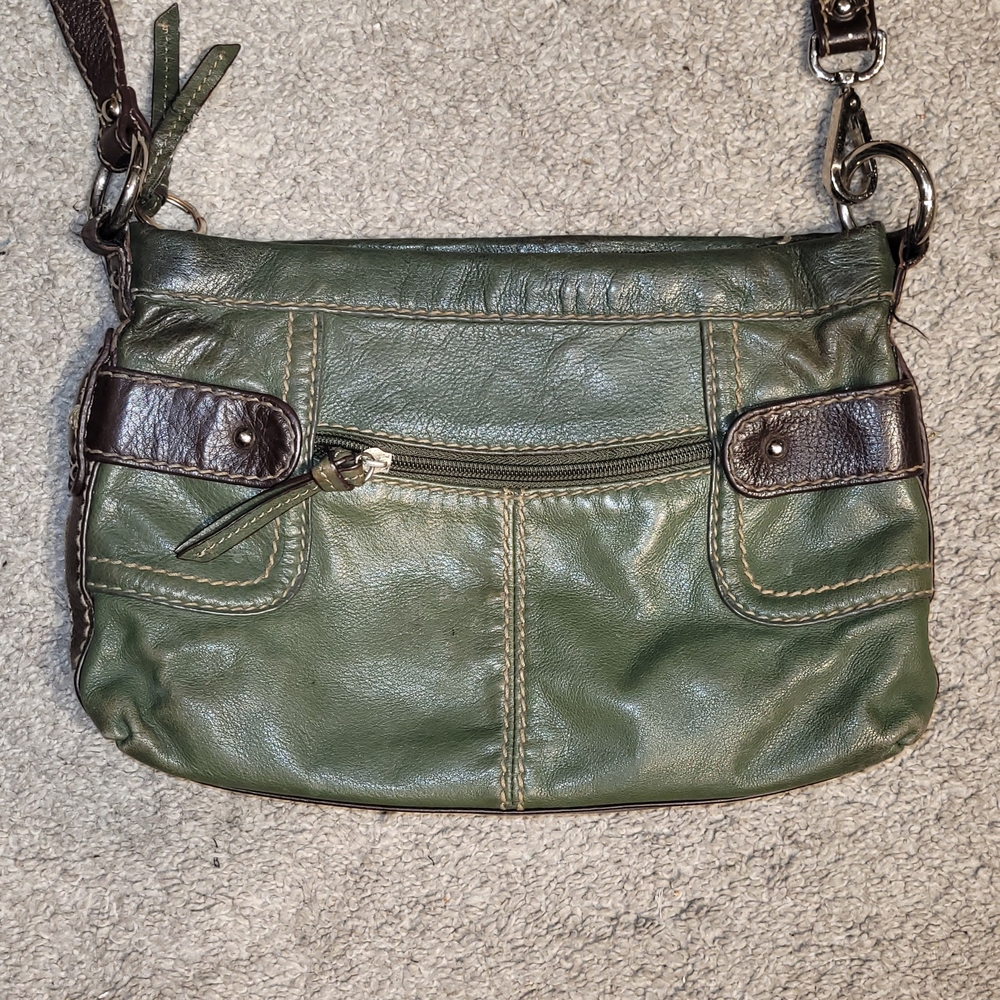 Danier Green Leather Bag - Picture 3 of 8